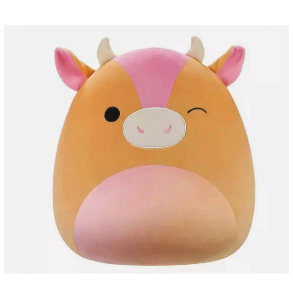 Squishmallow Adjani The Cow 16 inch Winking Plush Toy NEW WITH TAGS!